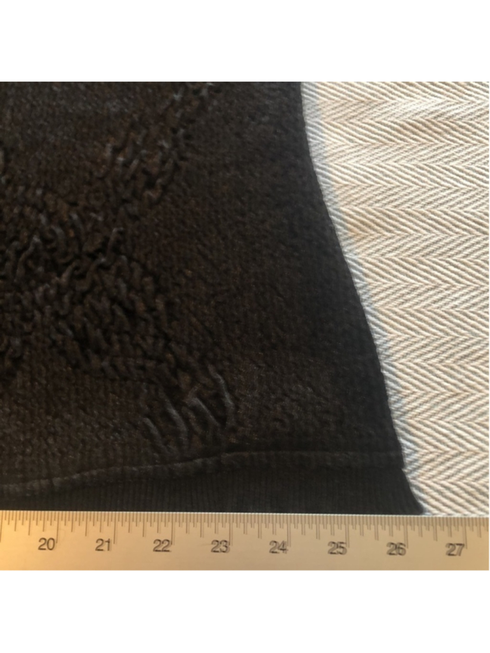 CHICOS Sz 3 Elegant Black Women's Cardigan Jacket PREWORN Pit to Pit 23 1/2" - Picture 15 of 15